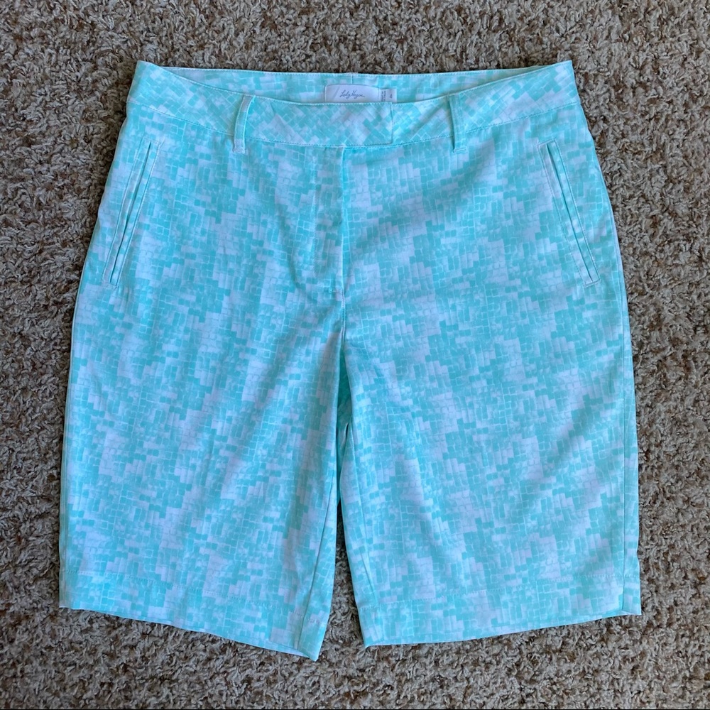 Lady Hagen Mint Green Golf Shorts